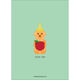 Mint Vertical Honey Bear Jewish New Year Cards Image 3 of 3